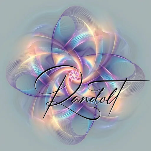 Colorful abstract mandala design with swirling patterns.